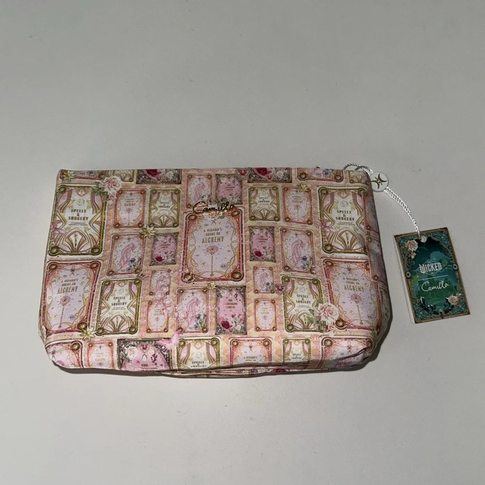 Camilla x Wicked “Totally Ozmopolitan” small pink makeup travel bag pouch